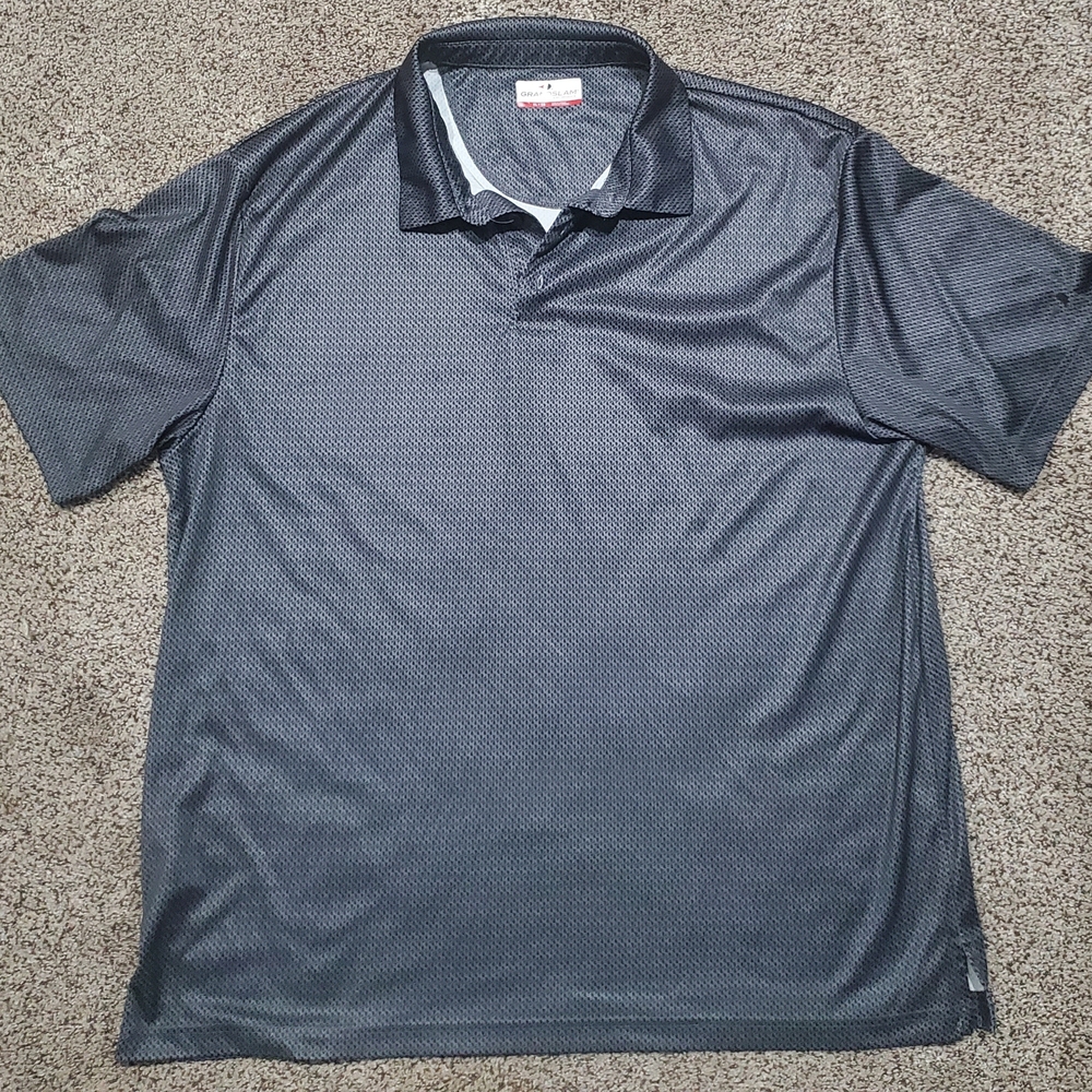 Men's Gray Polo Shirt